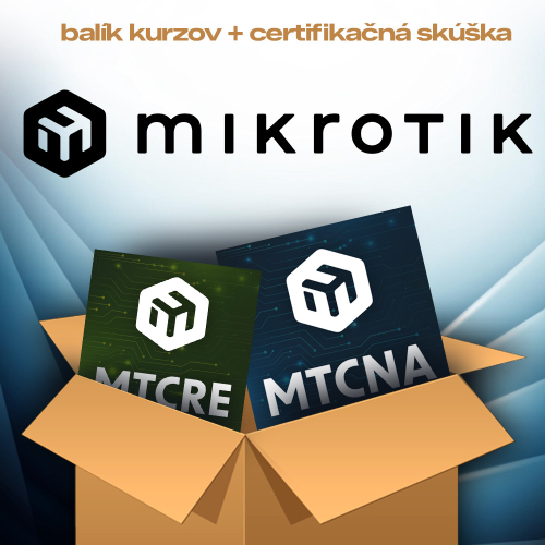 MikroTik routing špecialista - od sieťových základov po pokročilý routing na platforme MikroTik