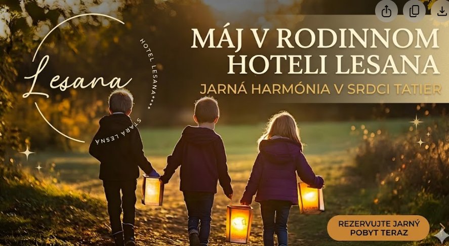 Máj v rodinnom hoteli Lesana - jarná harmónia v srdci Tatier, ponuka na pobyt
