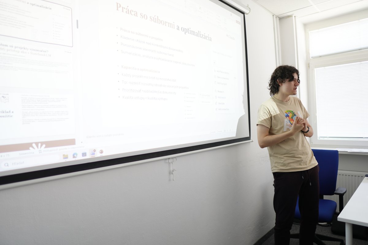 Foto z kurzu Claude AI v každodennej práci I. - projekty, Cowork, Artifacts, Microsoft Office a praktické využitie jeho schopností