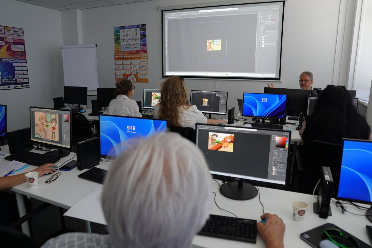 Foto z kurzu Adobe Photoshop I. pre začiatočníkov - úprava a retuš fotografií, grafický dizajn, práca s vrstvami, výroba reklamných materiálov a profesionálne spracovanie obrazu
