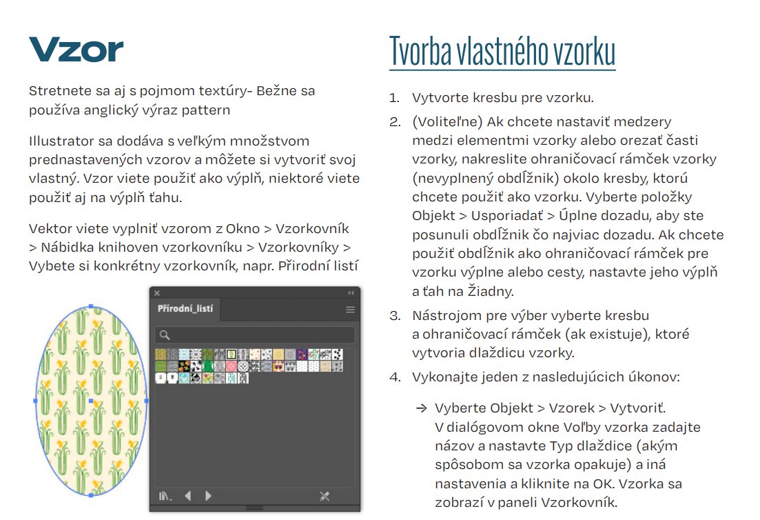 Tvorba vlastného vzoru s kaktusovým motívom v Adobe Illustrator