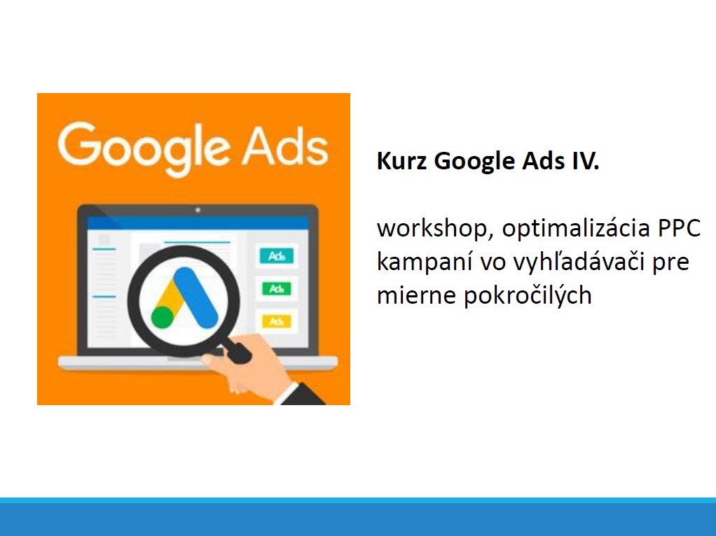 Google Ads rozhranie s logom a lupou, optimalizácia PPC kampaní