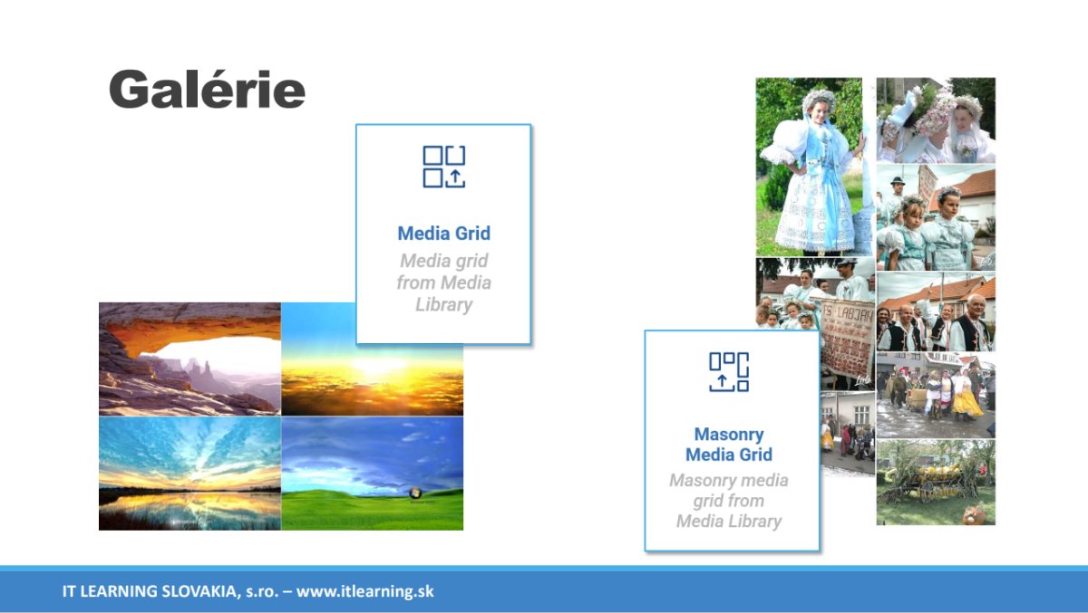 Príklady Media Grid a Masonry Media Grid galérie v WordPresse