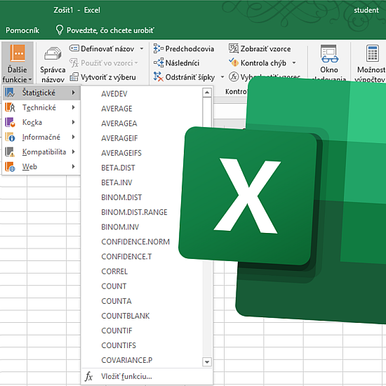 Štatistika v Exceli ako prechádzka záhradou?