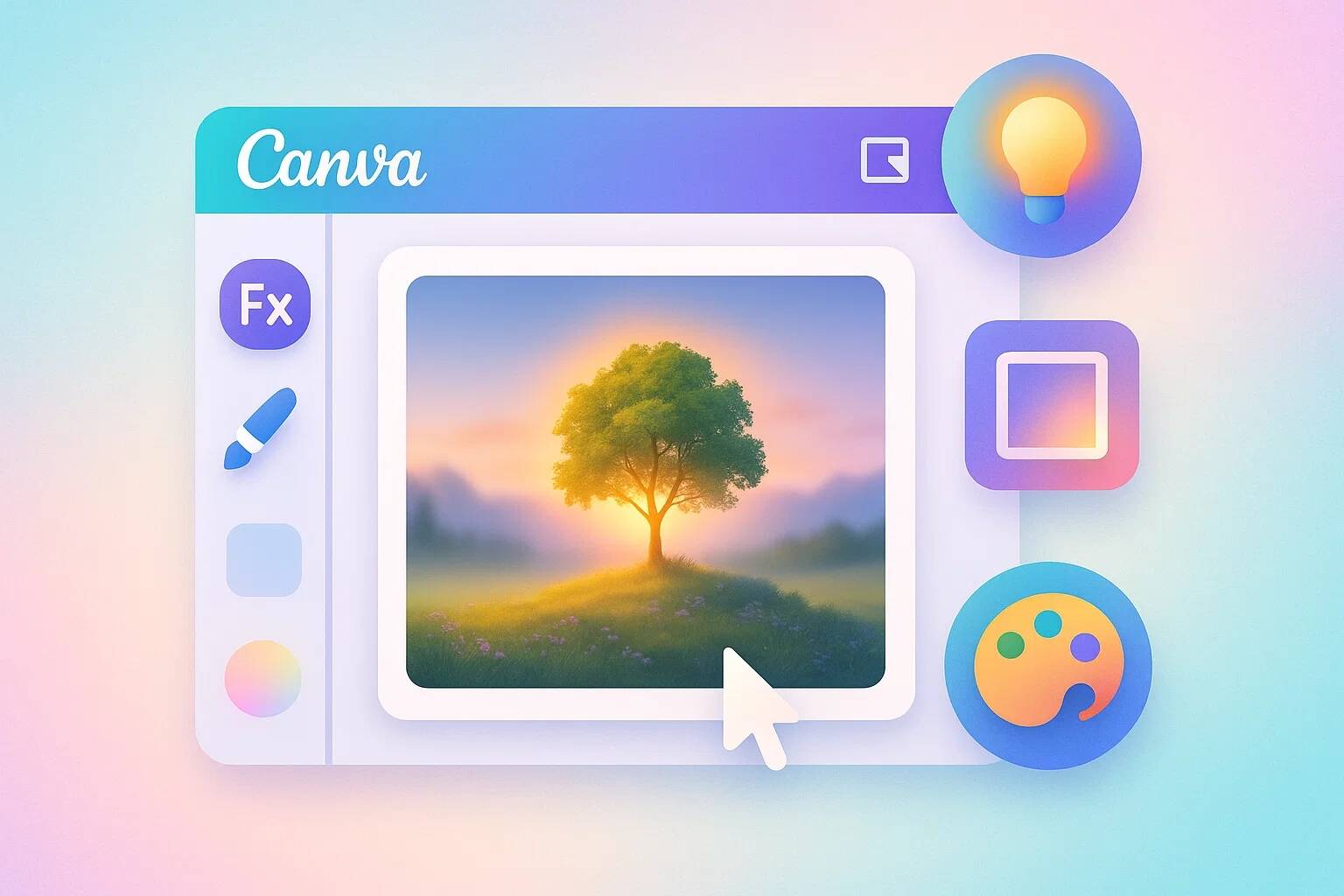 Canva: Efetky Fx pri úprave fotiek