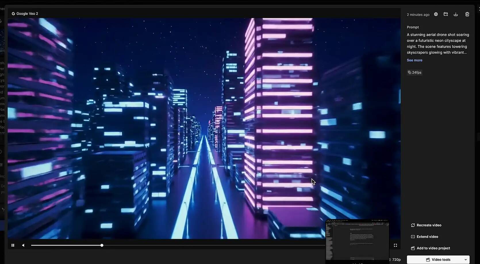 Tvorba videa pomocou AI 3. – Google VEO