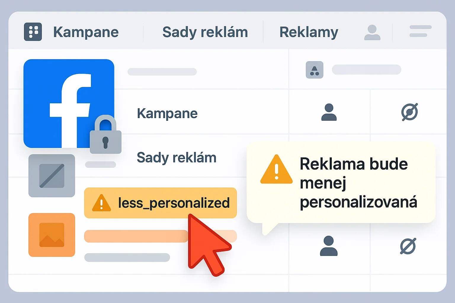 Problém s reklamou na Facebooku – less_personalized