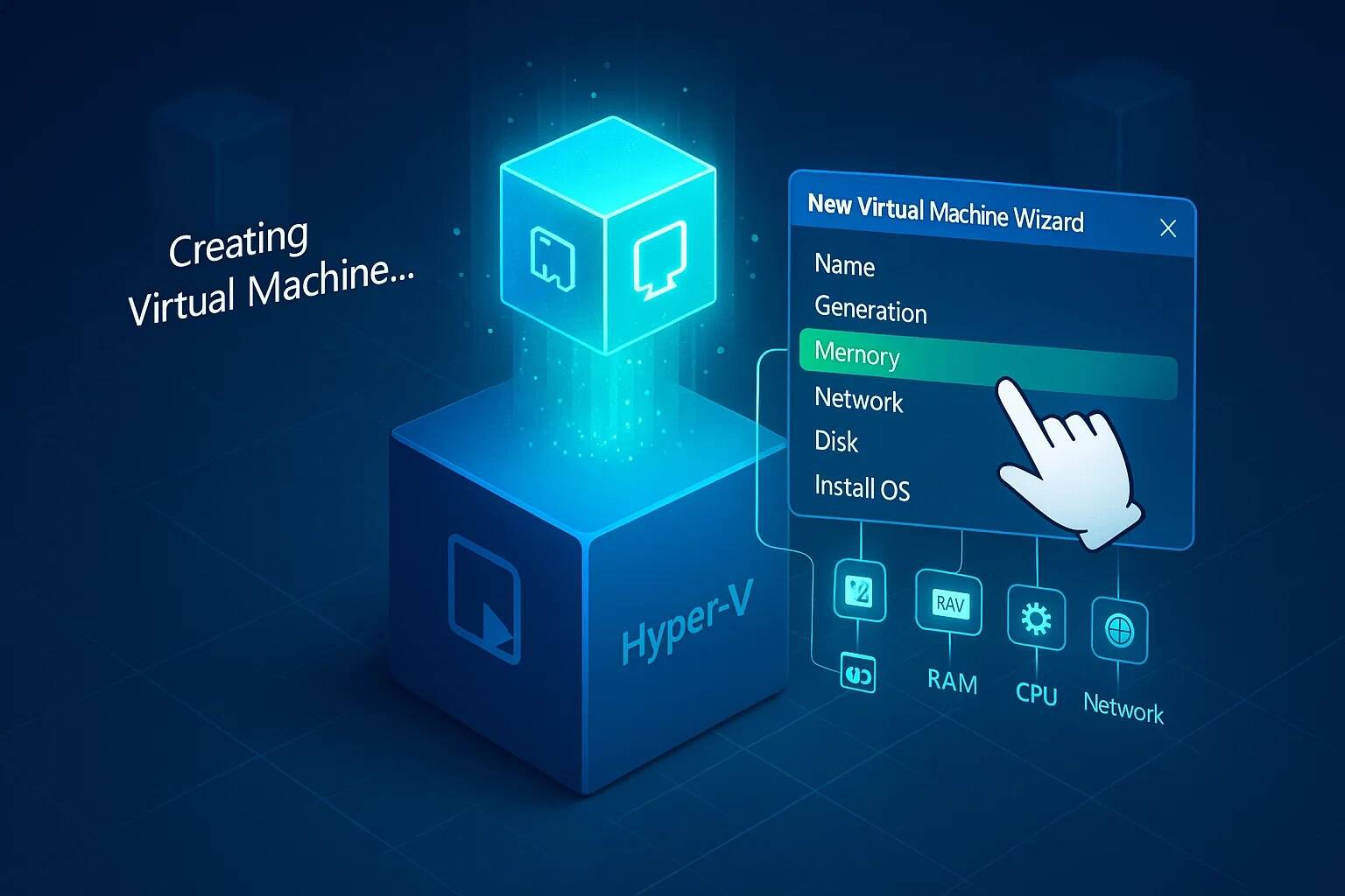 Hyper-V – Vytvorenie virtuálneho stroja (nahrávka zo školenia)