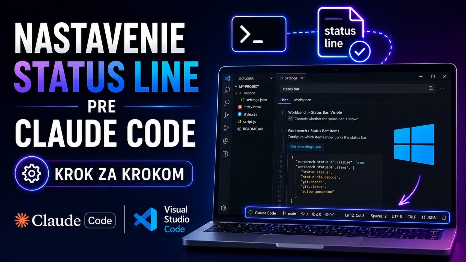 Claude Code – nastavenie statusline