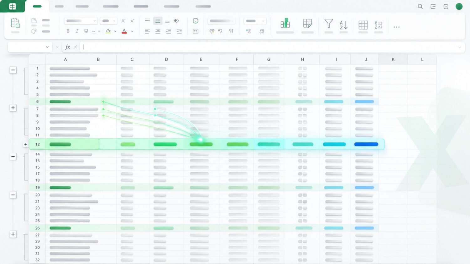 Excel – Medzisúčty